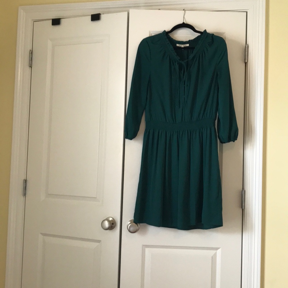 Women’s green dress